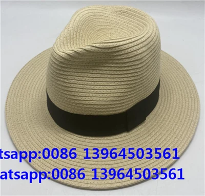 Ležeren cilinder iz papirnatega slamnika Fedora