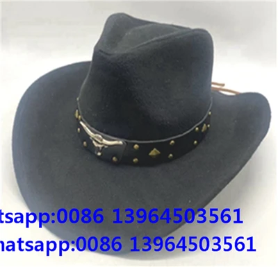 Črn vintage Fedora klobuk za moške