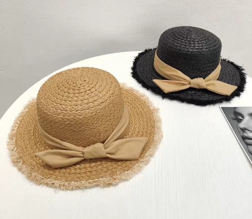 Bowknot papir ročno izdelan na plaži sončni klobuk