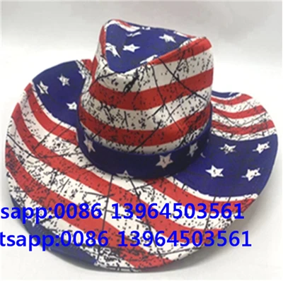 Unisex ročno izdelan slamnati klobuk Western Boy