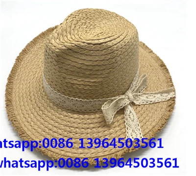Klobuk z velikimi krajci za plažo Lace Tape