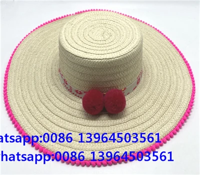 Belo dekle Beach Sun Hat Klobuk za zabave